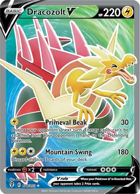 Dracozolt V (Full Art), Evolving Skies
