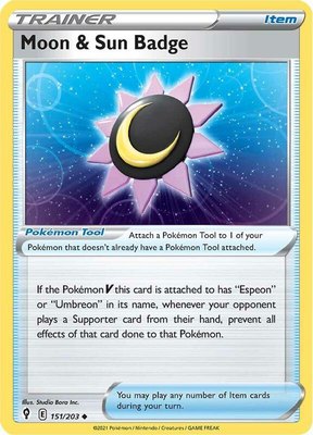 Moon & Sun Badge, Evolving Skies