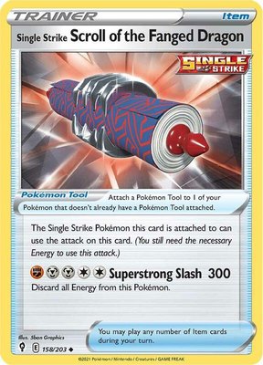 Single Strike Scroll of the Fanged Dragon, Evolving Skies