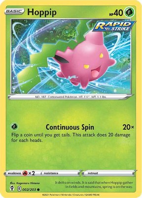 Hoppip, Evolving Skies