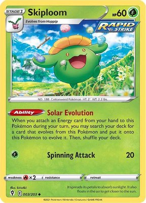 Skiploom, Evolving Skies