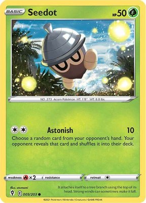 Seedot, Evolving Skies