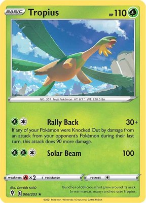 Tropius, Evolving Skies