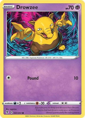 Drowzee, Evolving Skies