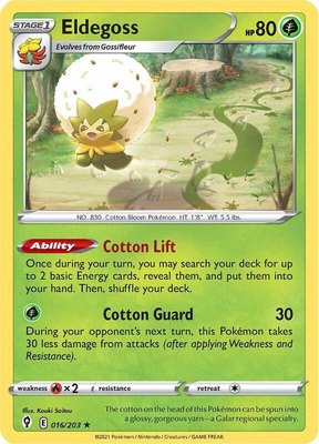 Eldegoss, Evolving Skies
