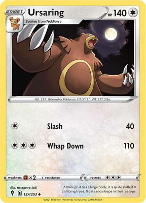 Ursaring, Evolving Skies