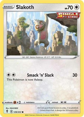 Slakoth, Evolving Skies