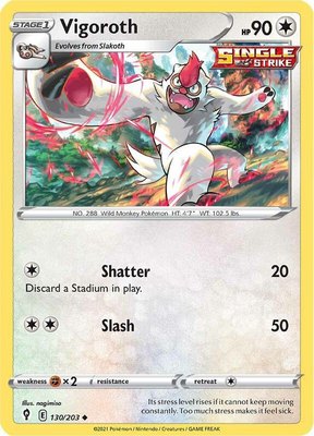 Vigoroth, Evolving Skies