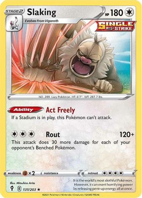 Slaking, Evolving Skies