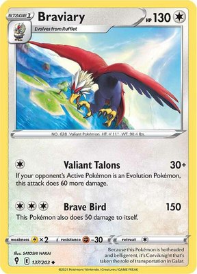Braviary, Evolving Skies