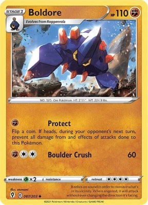 Boldore, Evolving Skies
