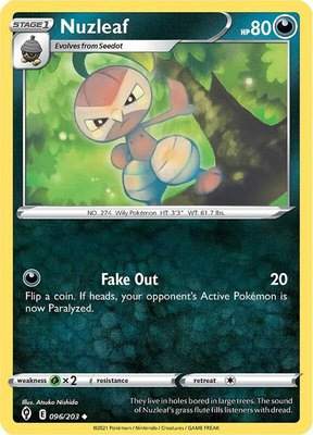 Nuzleaf, Evolving Skies