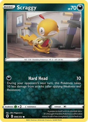 Scraggy, Evolving Skies