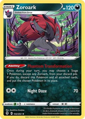 Zoroark, Evolving Skies