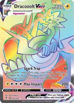 Dracozolt VMAX (Secret), Evolving Skies
