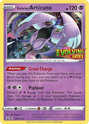 Galarian Articuno (Prerelease), Sword & Shield Promo Cards