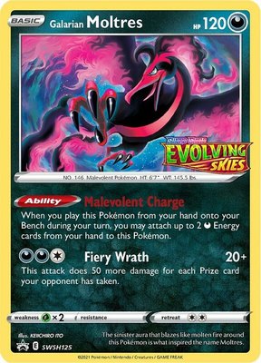 Galarian Moltres (Prerelease), Sword & Shield Promo Cards