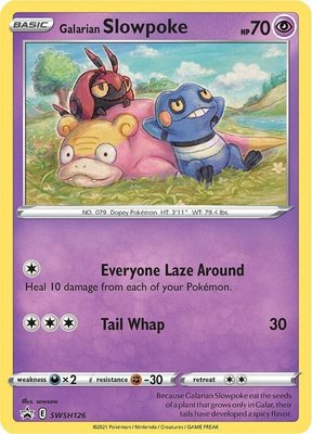 Galarian Slowpoke, Sword & Shield Promo Cards