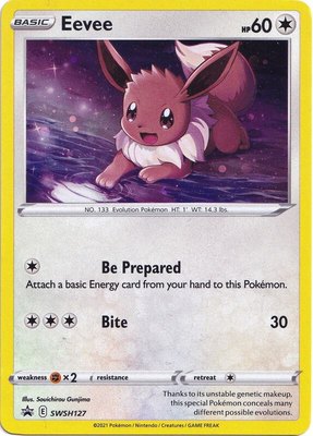 Eevee, Sword & Shield Promo Cards