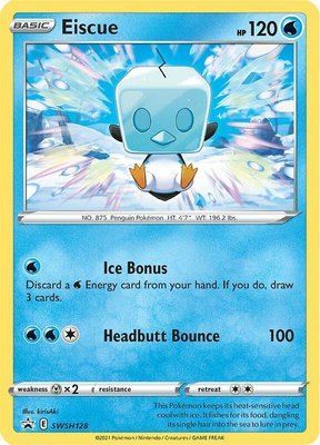 Eiscue, Sword & Shield Promo Cards