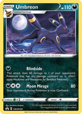 Umbreon, Sword & Shield Promo Cards