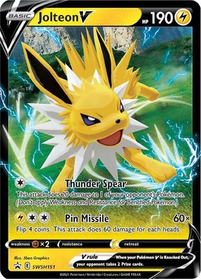 Jolteon V, Sword & Shield Promo Cards