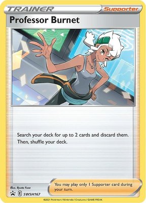 Professor Burnet, Sword & Shield Promo Cards