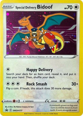 Special Delivery Bidoof, Sword & Shield Promo Cards