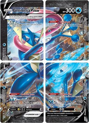 Greninja V-UNION [Set of 4], Sword & Shield Promo Cards