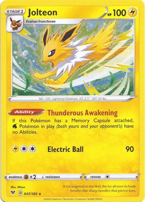 Jolteon (Cosmos Holo), Miscellaneous Cards & Products