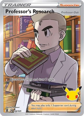 Professor's Research [Professor Oak] (Full Art), Celebrations