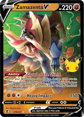 Zamazenta V, Celebrations