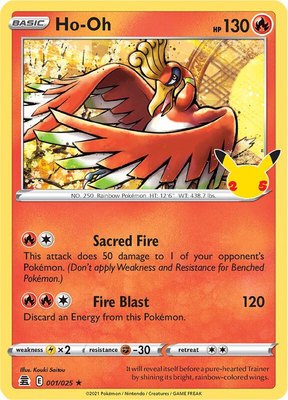 Ho-Oh, Celebrations