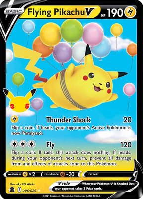 Flying Pikachu V, Celebrations