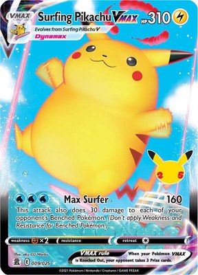Surfing Pikachu VMAX, Celebrations