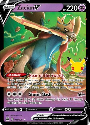 Zacian V, Celebrations