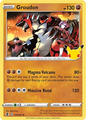 Groudon, Celebrations