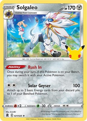 Solgaleo, Celebrations