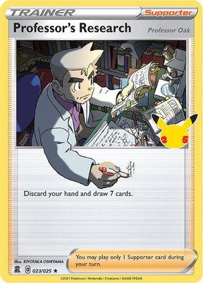 Professor's Research [Professor Oak], Celebrations