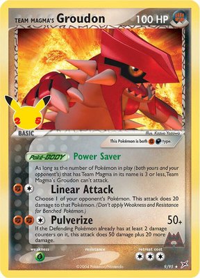 Team Magma's Groudon, Celebrations: Classic Collection