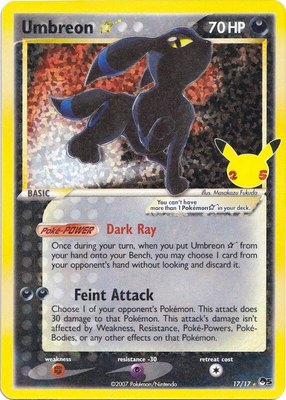 Umbreon Star, Celebrations: Classic Collection