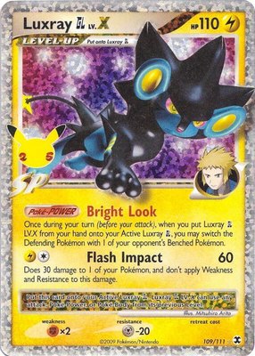 Luxray GL LV.X, Celebrations: Classic Collection