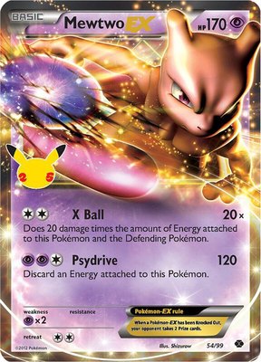 Mewtwo EX, Celebrations: Classic Collection