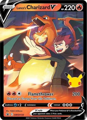 Lance's Charizard V, Sword & Shield Promo Cards