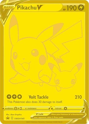 Pikachu V, Sword & Shield Promo Cards