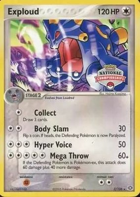Exploud (National Championships), League & Championship Cards