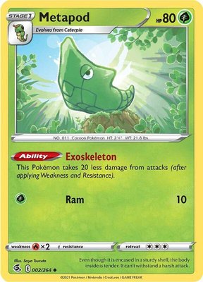 Metapod, Fusion Strike