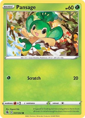 Pansage, Fusion Strike