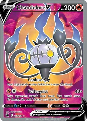 Chandelure V (Full Art), Fusion Strike