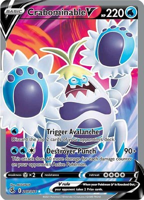Crabominable V (Full Art), Fusion Strike